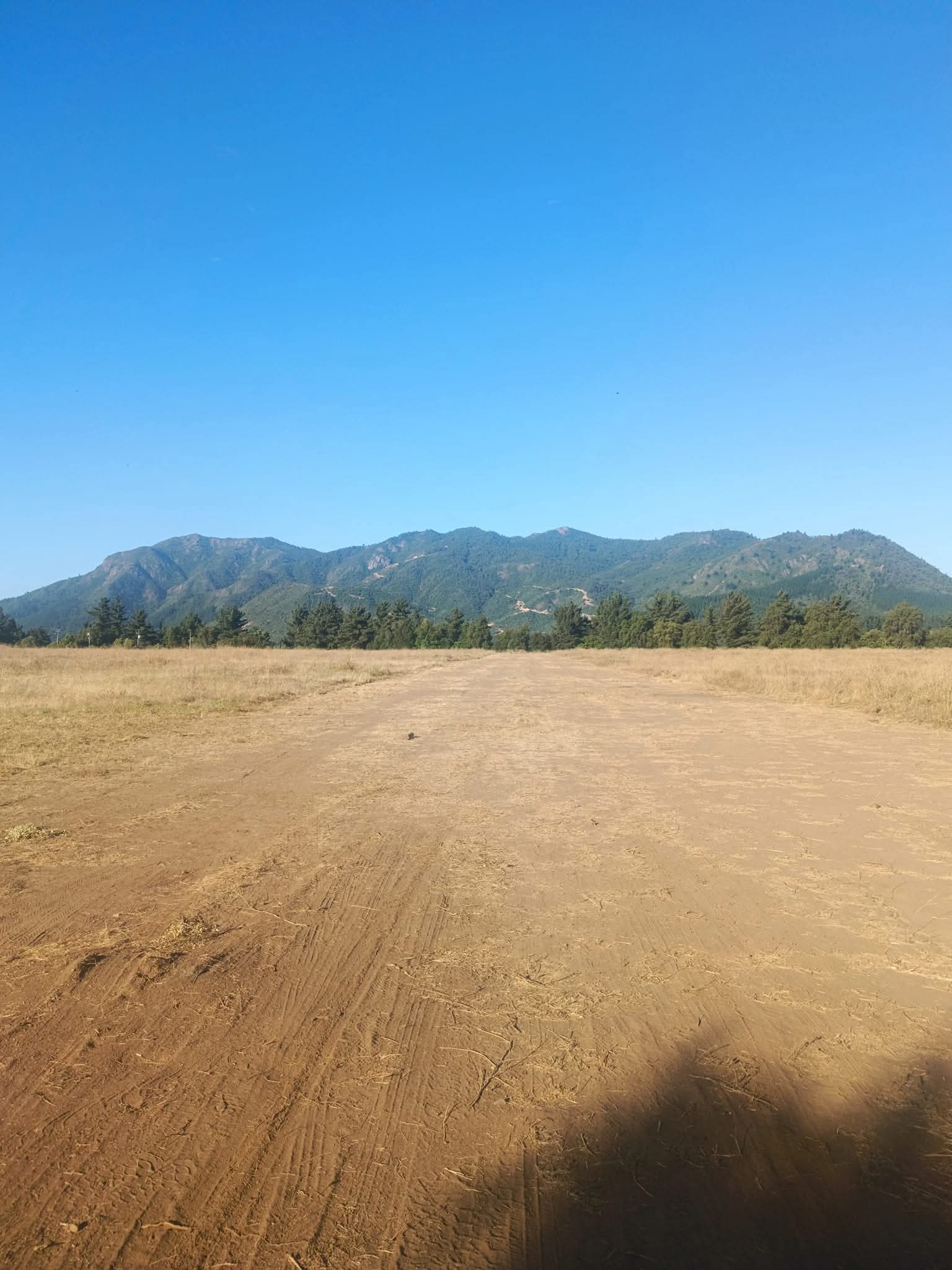 Cordillera y terreno preparado